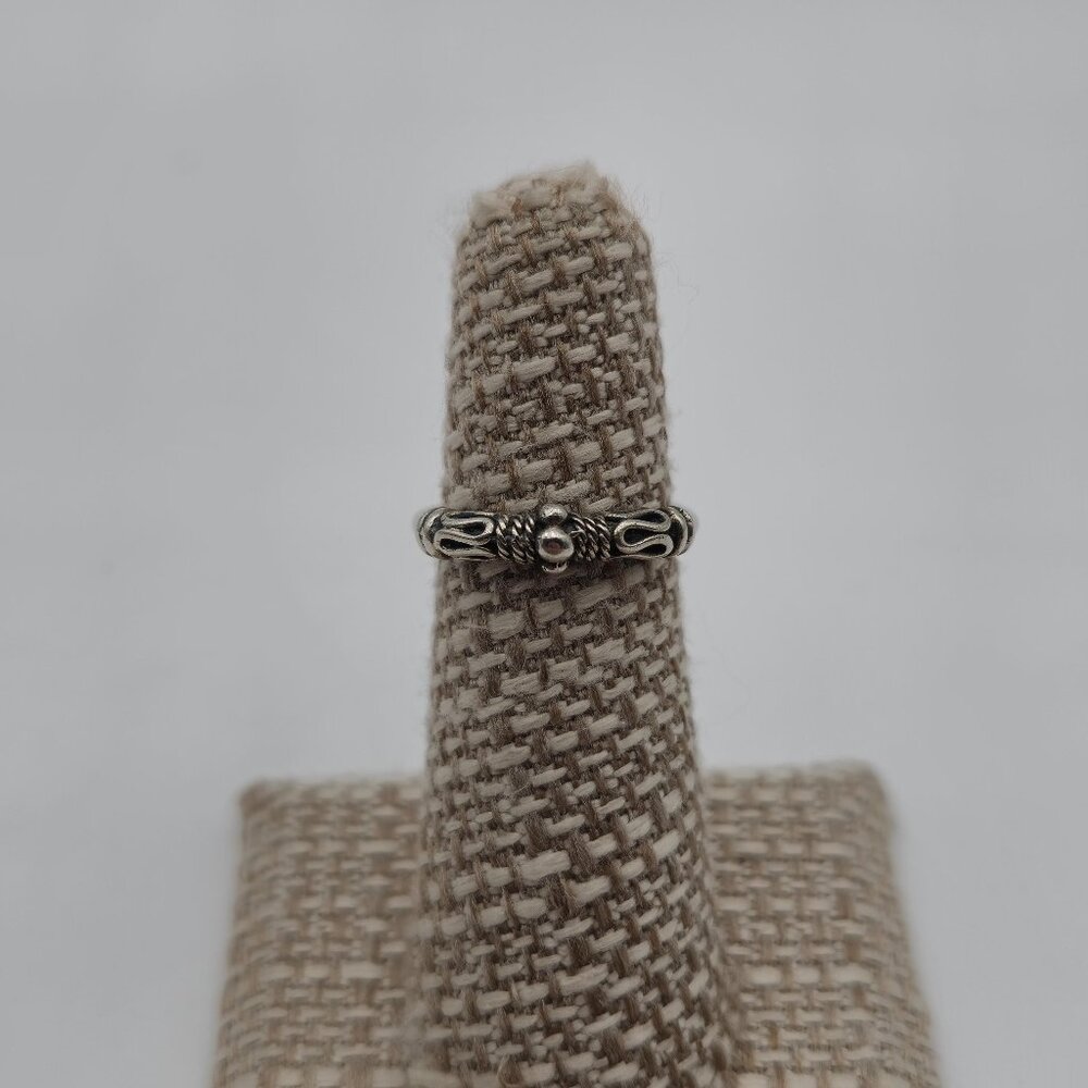 Size 4.75 Sterling Silver Cool Tribal Style Ring A3070